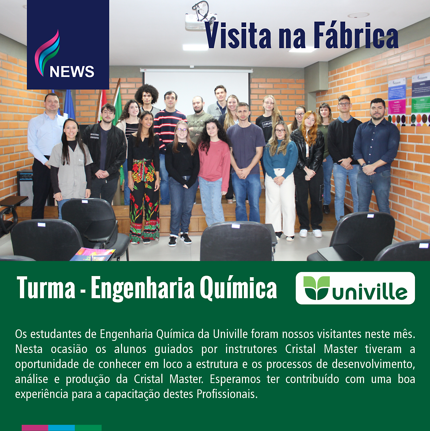 Visita na Fábrica - UNIVILLE 07/07/2023