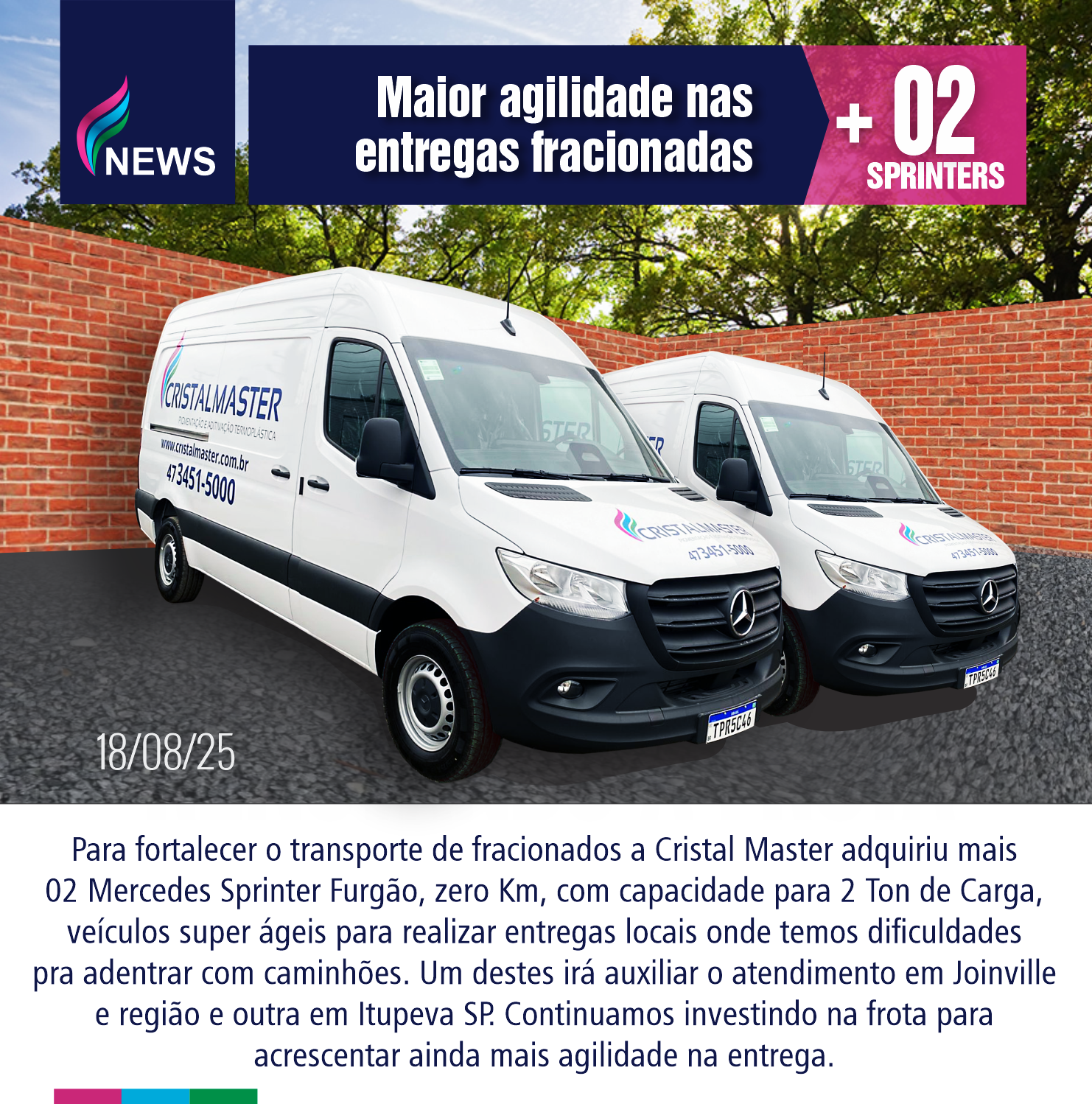 Novas Sprinters 18/08/25