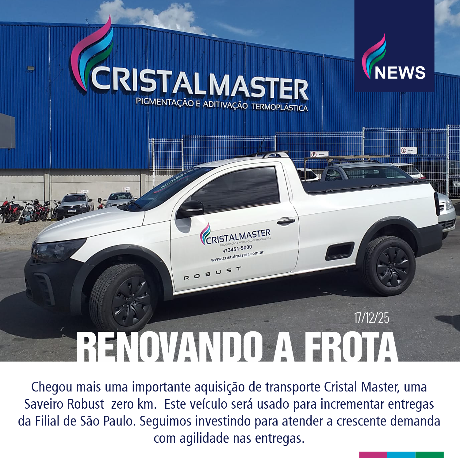 Renovando a Frota  |  Saveiro SP - 17-12-25